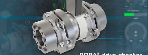 Die neue drehmomentmessende Wellenkupplung ROBA-drive-checker für permanente Zustandsüberwachung von Maschinen und Anlagen.