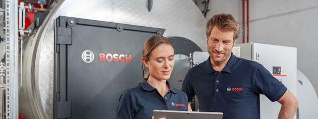 Die Experten von Bosch Industrial Heat präsentieren auf der Achema nachhaltige Dampf- und Wärmelösungen.