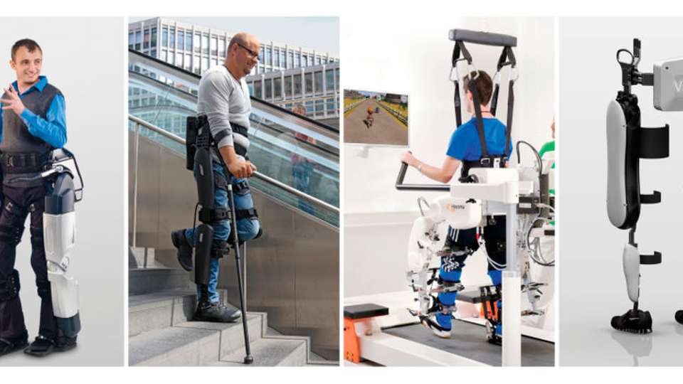 Mithilfe von automatisierten Exoskeletten können sich querschnittsgelähmte Menschen wieder fortbewegen.