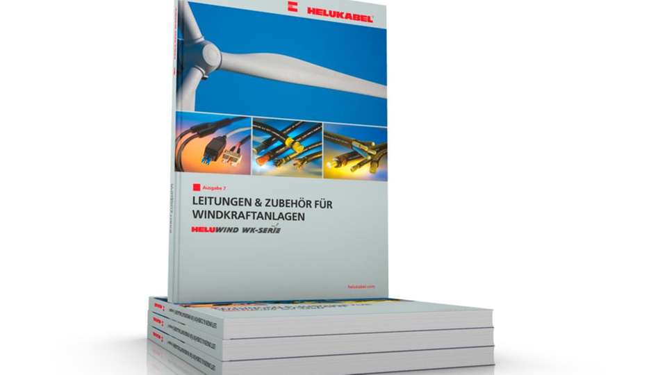 Helukabel stellt im neuen Branchenkatalog auf 340 Seiten das Produktportfolio im Bereich Windkraft vor.