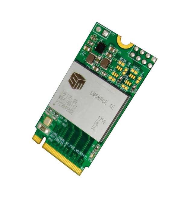 Zur Evaluierung einer Single-Chip-SSD eignet sich ein m.2-Board.