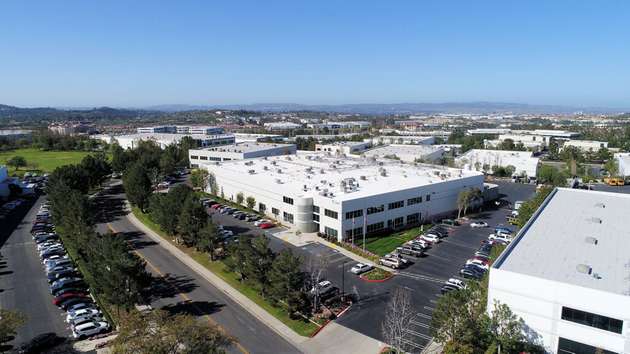 Eine Außenansicht des Büros von TAE Technologies in Kalifornien