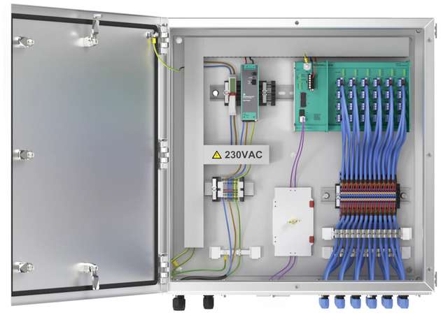 Der Ethernet-APL Rail Field Switch von Pepperl+Fuchs eignet sich mit seinem Edelstahlgehäuse für die Installation im Feld, einschließlich der Ex-Zonen. 