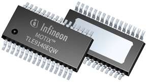Der Motix-TLE9140EQW-Gate-Treiber-IC für bürstenlose Gleichstrommotoren von Infineon zielt auf den anspruchsvollen 24-/48-V-Markt ab.