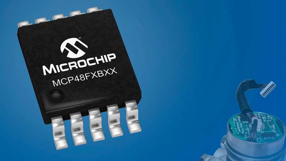 Die Serie MCP48FXBXX von Microchip umfasst sechs D/A-Wandler mit integriertem EEPROM.