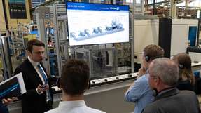 In Live-Demos konnten die Teilnehmer erleben, wie Schunk beispielsweise in der Greifermontage smarte Produktionsszenarien realisiert.