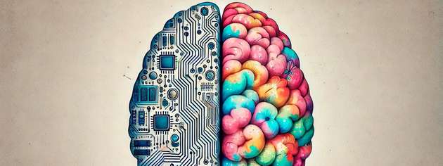Die Studie untersuchte den Einsatz von Künstlicher Intelligenz aus der Perspektive des menschlichen Gehirns: Setzen Unternehmen eher rationale, analytische KI („Left Brain AI“), ider eher kreative, generative KI („Right Brain AI“) ein? 