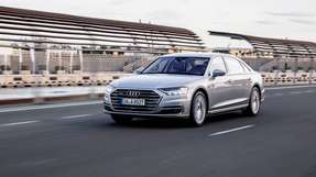 Im Audi A8 sorgen verschiedene Chips von Infineon für sicheres automatisiertes Fahren: Sensoren, Mikrocontroller und Leistungshalbleiter.