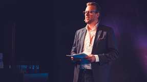 Philip Harting, Vorstandsvorsitzender Harting, spricht auf dem INDUSTRY.forward Summit 2019.