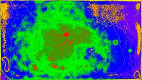 Falschfarbendarstellung beim Optical Bonding: Eine Umstellung auf LEDs bringt Vorteile, kann aber bei unüberlegter Vorgehensweise auch zu Problemen führen.