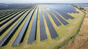  Der Solarpark Weesow-Willmersdorf.