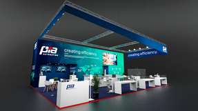 Der Messestand von PIA Automation auf der Automatica