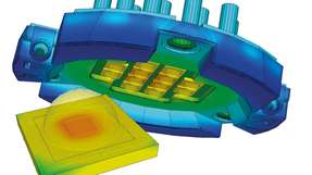 Das CFD-Simulationswerkzeug 6SigmaET simuliert Wärmeleitung, Konvektion 
und Wärmestrahlung.