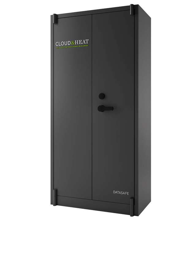 Mit dezentralen Server-Schränken will Cloud & Heat kuschelige Server-Abwärme in Wohnungen oder Unternehmen bringen.