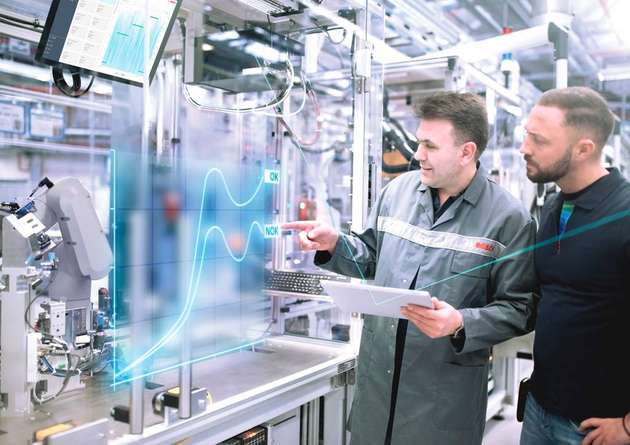 Bosch zeigt auf der Hannover Messe Lösungen für die vernetzte Fabrik.