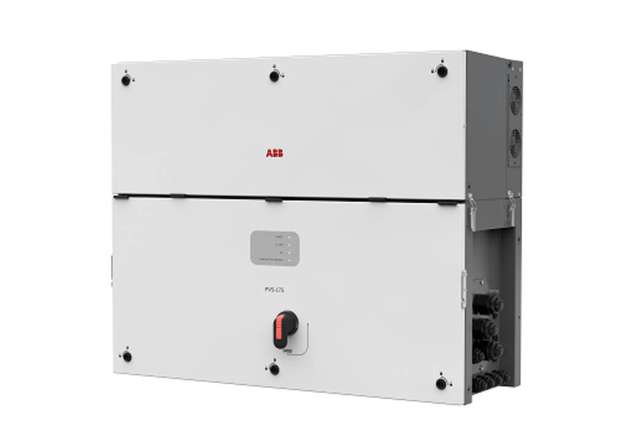 Der dreiphasige PVS-175-TL bietet durch ABB Ability, verbesserte digitale Funktionen und liefert bis zu 185 kVA bei 800 V AC sowie eine hohe Leistungsdichte von 1,3 kW/kg.