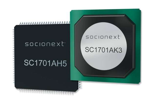 Der SC1701 ist ein Remote-Display-Controller von Socionext, der für bis zu 4K-Auflösungen ausgelegt ist.