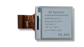 Sonnenlichttauglich bei 1.000.000 Bildwechseln Das elektrophoretische Display TINK-EPD154A01-THW behält auch nach dem Abschalten seinen Bildinhalt.