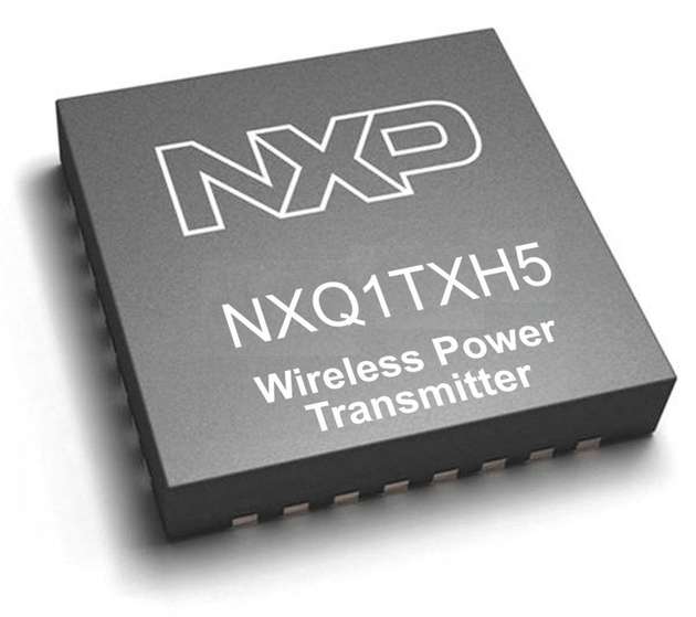 Der Qi-basierte Sender NXQ1TXH5 für kabelloses Laden von NXP Semiconductors.
