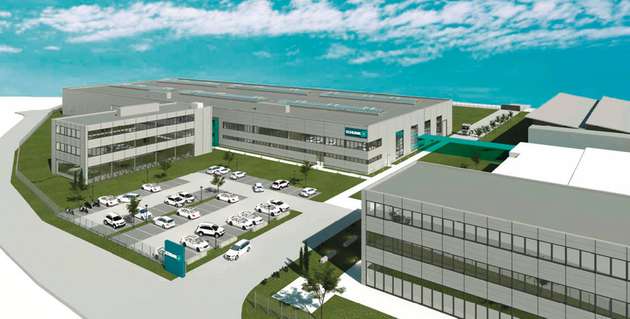Bis Mai 2020 werden fast 30 Millionen Euro in den Schunk-Campus in Mengen investiert. Neben einer weiteren Produktionshalle entsteht ein Forschungs- und Entwicklungszentrum.