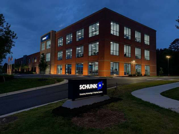 Schunk Intec USA in Morrisville ist bislang die größte Auslandsniederlassung von Schunk. Der Neubau mit einer Gesamtfläche von 4.000 m2 umfasst Produktions- und Verwaltungsflächen sowie ein modernes Kundenzentrum.