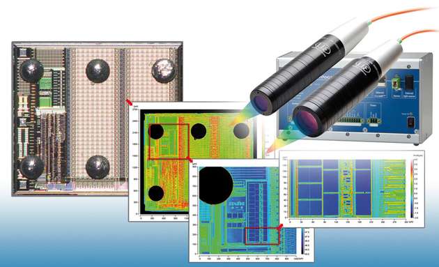 Die konfokalen Sensoren ConfocalDT werden sowohl zur Abstandsmessung als auch zur Dickenmessung von transparenten mehrschichtigen Materialien eingesetzt.