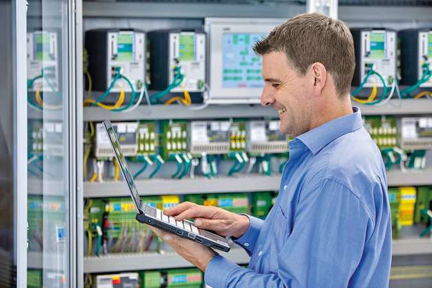 Diagnostizierbare Netzwerkkomponenten verringern den Aufwand für Servicetechniker sowie Anlagenstillstandzeiten.