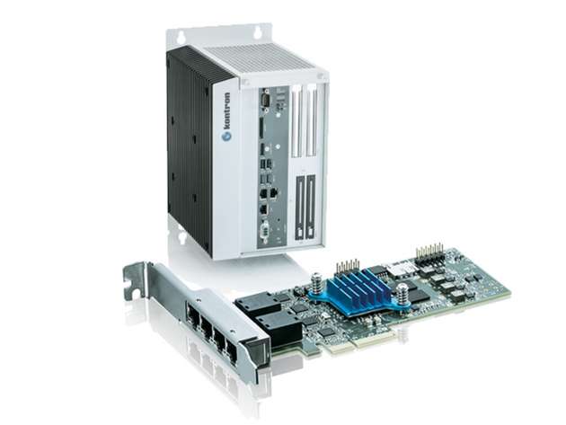 Das Kontron TSN-Starterkit ermöglicht als Hardware-/Software-Upgrade-Lösung für bestehende PLCs, Box PCs, Gateways und Industrial Server Konfiguration und Monitoring von TSN-Netzwerken. Mit einer PCI-Express-Karte und passender Software können IPCs für TSN nachgerüstet werden.
