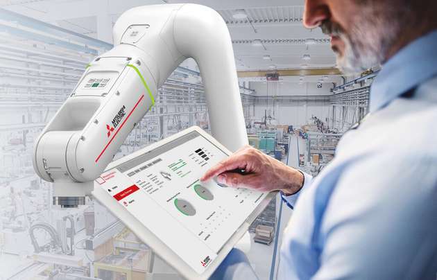 Beim Mitsubishi Electric Asset Portal lassen sich alle Produktionsgeräte mühelos verwalten. Die über Iconics integrierten Analysetools lassen Optimierungsmöglichkeiten leicht erkennen.