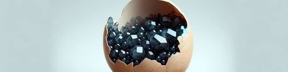 Durch Erhitzen ließen die Forscher verschiedene Materialien in den Eierschalen entstehen (Symbolbild).