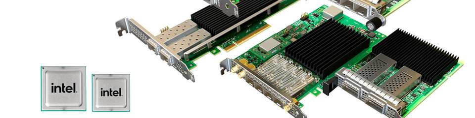 Zuverlässigkeit bei bewährter Interoperabilität liefern auch die neuesten Netzwerkadapter der Intel Ethernet 800 Serie.