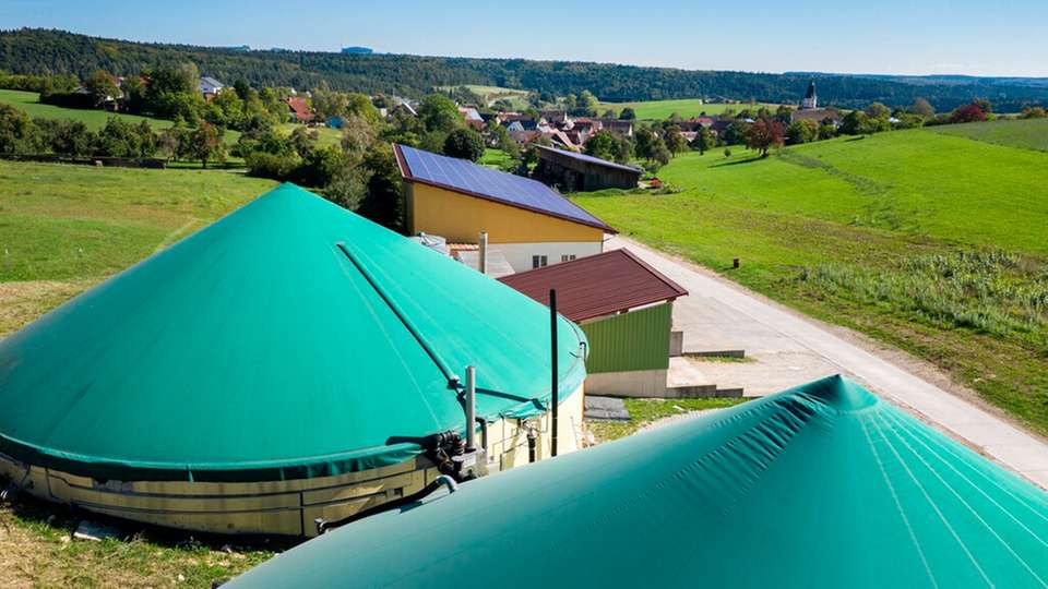 Biogasanlage bei Mauenheim in der Nähe von Tuttlingen: Viele Betreiber sehen sich aktuell einem Ende der EEG-Förderung gegenüber.