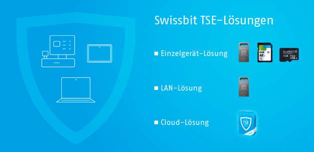 Übersicht der Swissbit TSE-Lösungen.