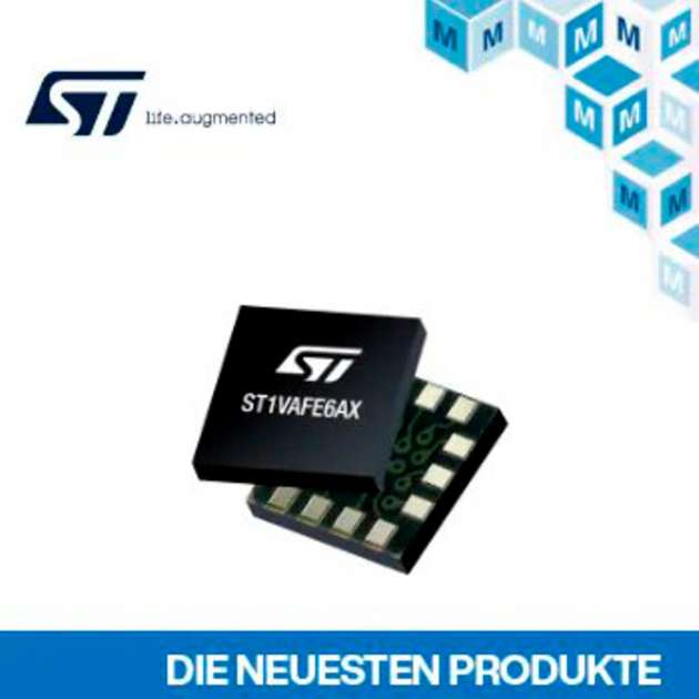 Der Biosensor ST1VAFE6AX von STMicroelectronics für Smart Devices und Wearables.