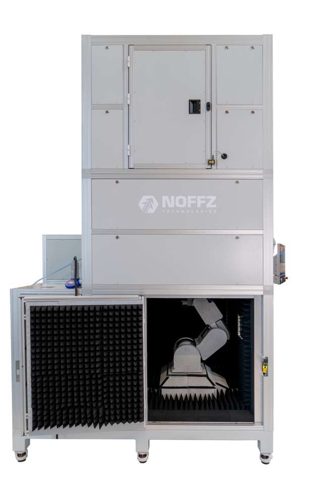 Die Universelle Tester Plattform UTP von Noffz testet und kalibriert Radarsensoren, die beispielsweise in Automobilanwendungen eingesetzt werden.