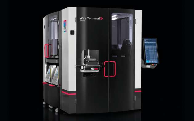Zu den Automatisierungslösungen von Rittal Automation Systems zählt das Wire Terminal WT C für die Drahtkonfektionierung.