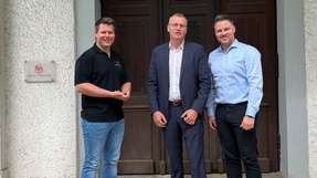 Marius Wüstefeld (VP Sales & Marketing, SE), Diethard Fent (Manager Channel Emea, Seco), Timo Bonke (Line Manager Embedded, SE)