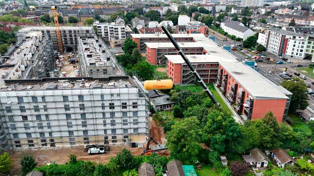 Das Quartier Lück nutzt Abwasserwärme, um über 200 Wohnungen mit klimafreundlicher Wärme zu versorgen. 