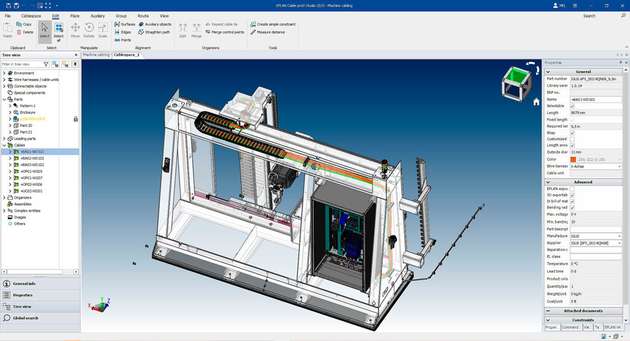 MCAD-Daten und Informationen aus Eplan Electric P8 und Eplan Pro Panel lassen sich, hier am Beispiel einer Perforex von Rittal, einfach integrieren – das verbindet die Elektroplanung mit der mechanischen Konstruktion.