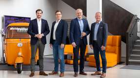 Der neu formierte Weidmüller-Vorstand, von links nach rechts: Dr. Christian von Toll (CSO), Dr. Timo Berger (CTO), Dr. Sebastian Durst (CEO) und André Sombecki (CFO)