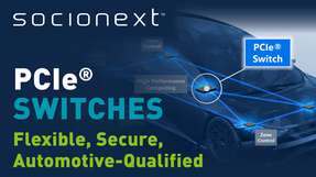 PCIe® -Switches für das Auto der Zukunft In Socionext's neuestem Video gibt Markus Mierse, Automotive Marketing Manager bei Socionext Europe, einen exklusiven Einblick in die Fähigkeiten der PCIe®-Switches.