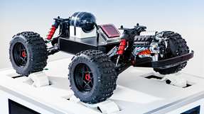 Wasserstoffanwendungen im Härtetest: Sicherheit und Langlebigkeit im Fokus Zuverlässigkeitsbestimmung von Wasserstoffsystemen: Das Fahrzeug mit Tank, Brennstoffzellen, Wasserstoffverbrenner und integrierter Sensorik demonstriert die diversen Belastungen und Ansprüche an die Zuverlässigkeit von Wasserstoffsystemen im Einsatz.