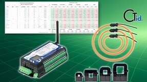 Intelligente Stromsensoren mit CTid-Technologie zur Energiemessung Der eGauge Energiemonitor mit automatischen Stromsensorerkennung.
