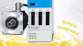 Kompakter Servodrive für 230-V-Bereich Der kompakte 3-Achs-Servodrive eignet sich für dynamische Motionanwendungen, in einem Umfeld ohne 400-V-Infrakstruktur.