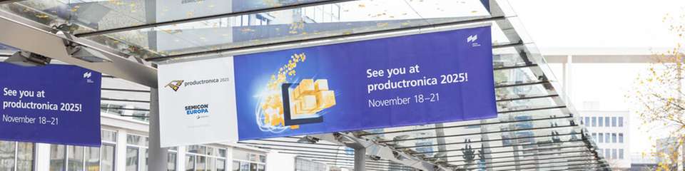 Von 18. bis 21. November 2025 trifft sich die Elektronik-Branche auf der productronica in München.