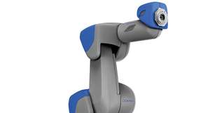 Der Comau Roboter-Arm AURA (Advanced Use Robotic Arm).