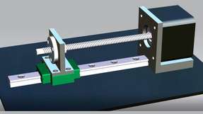 Ein Hybrid-Schrittmotor-Linearaktuator External aus dem Hause Koco Motion.