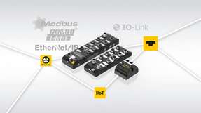 Neu im Turck IO-Link-Portfolio: 8-Port-Master mit M12-Power, I/O-Hub mit Spannungsversorgung und ultrakompakter 4-Port-Master in IP20.