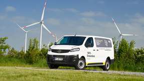 Mit grünem Wasserstoff im Einsatz für GP Joule Service: Der Opel Vivaro-e Hydrogen.