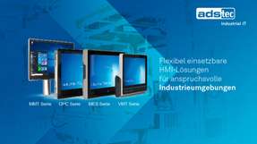 Für jede Anwendung bietet ADS-TEC Industrial IT das passende HMI und bei Bedarf auch kundenspezifische Anpassungen.